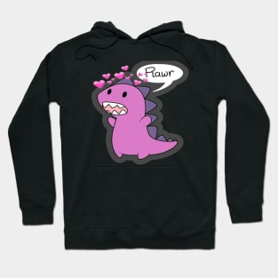 Love Rawr Dinosaur Hoodie